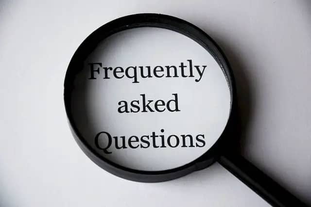 The words Frequently Asked Questions under a magnifying glass. Blogging Platforms